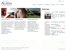 Tablet Screenshot of alaida-urnas.es